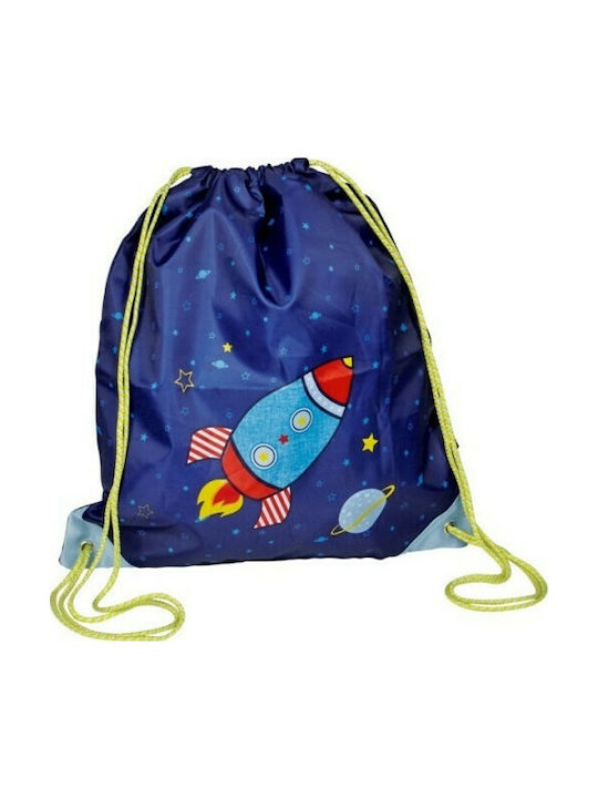 Die Spiegelburg Rocket Little Friends Kids Bag Pouch Bag Blue 31cmx34cmcm