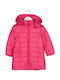 Losan Kids Quilted Jacket short Hooded Fuchsia