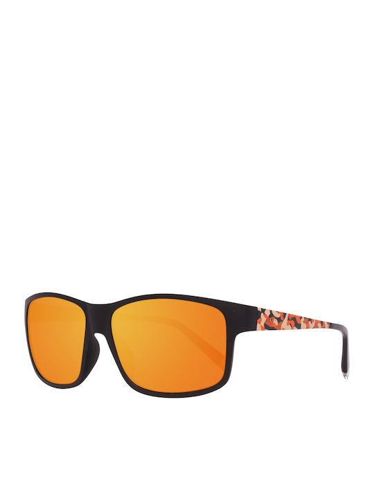 Esprit Sunglasses Μαύρα with Acetate Frame & Orange Lens