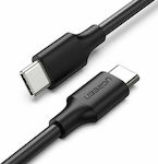 Ugreen Regular USB 2.0 Cable USB-C male - USB-C male Μαύρο 1m (50997)