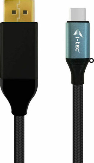i-tec Braided USB 3.1 Video Cable USB-C male - DisplayPort Μπλε 1.5m C31CBLDP60HZ