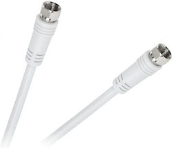 Cabletech Καλώδιο Δορυφορικής F-Connector männlich - F-Steckverbinder männlich 1.8m ()