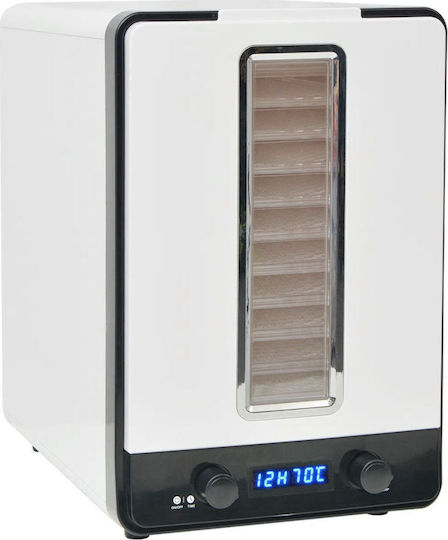 vidaXL Food Dehydrator with 10 Shelves and Adjustable Temperature 40-70°C