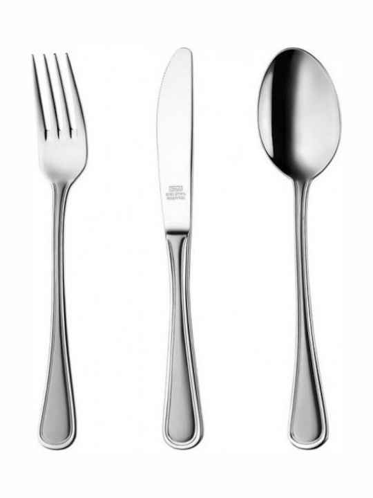 Okus Gourmet Mat Set de Tacâmuri Inoxidabil Gri 72buc