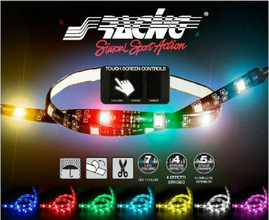 Simoni Racing Simoni Racing LED-Streifen Für Innenraum-Dekorationsbeleuchtung Für Autos Blau