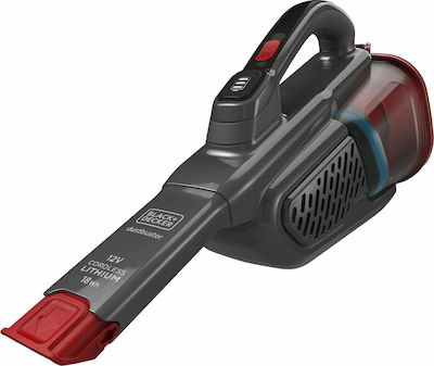 Black & Decker Rechargeable Handheld Vacuum 12V Grey/Red