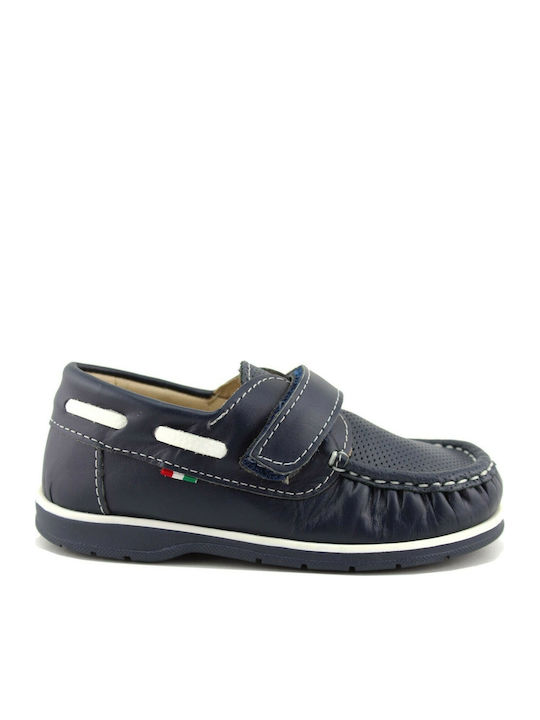 Scarpy Children's Moccasins Leather 526TP Blue