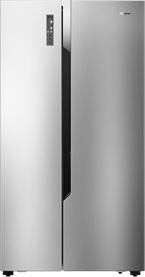 Hisense RS670N4BC2 Ψυγείο Ντουλάπα NoFrost Inox Υ178.6xΠ91xΒ64.3εκ.