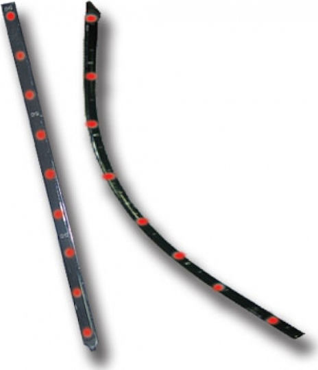 Auto Gs Auto Gs Interior Decorative Car Lighting LED Strip 12V Red