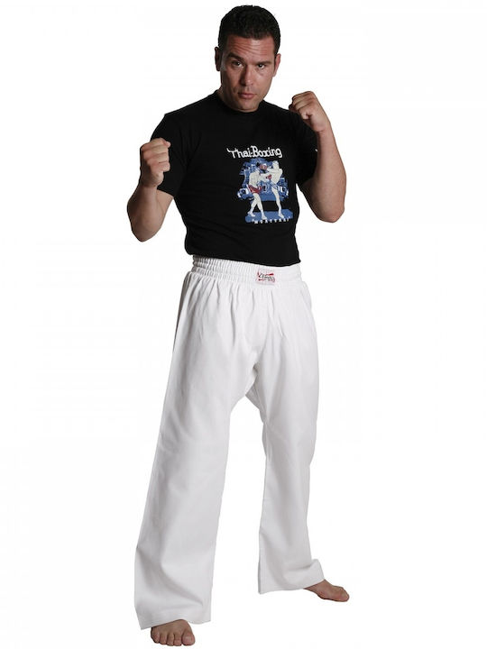Olympus Sport Adults / Kids Kick Boxing Trousers White