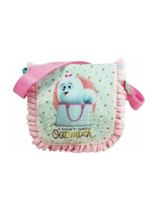 Kids Shoulder Bag Pets Pink