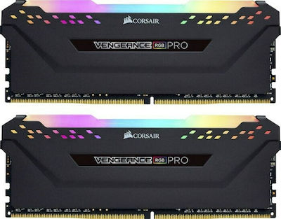 Corsair Vengeance RGB Pro 16GB DDR4 RAM mit 2 Modulen (2x8GB) und Geschwindigkeit 3600 für Schreibtisch