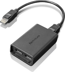 Lenovo 0B47092 DisplayPort Masculin În DisplayPort 2x Femelă