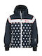 Kids' Sports Jacket Short with Hood Blue