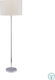 Nowodvorski Hotel Vintage Floor Lamp H168xW47cm. with Socket for Bulb E27 Silver