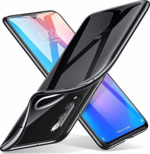 ESR Essential Twinkler Umschlag Rückseite Silikon Schwarz (Xiaomi Mi 9)