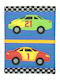 Stephen Joseph Race Car Portofel pentru copii pentru monede cu velcro pentru Băiat Albastru SJ520124
