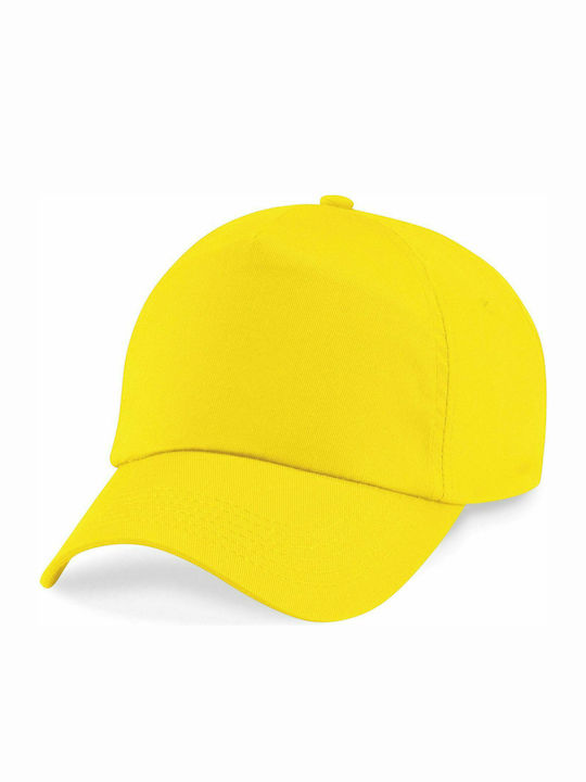 Beechfield Kids' Hat Jockey Fabric Yellow