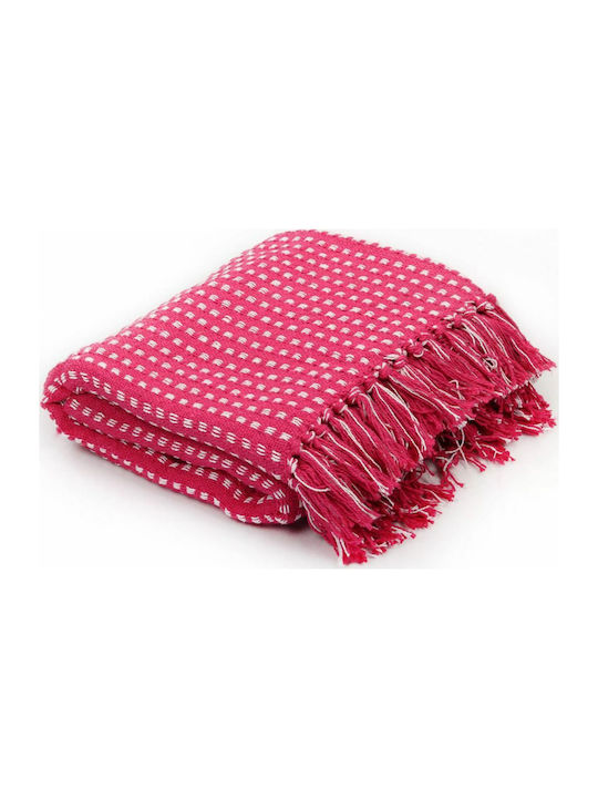 vidaXL Armchair Throw x150cm Pink