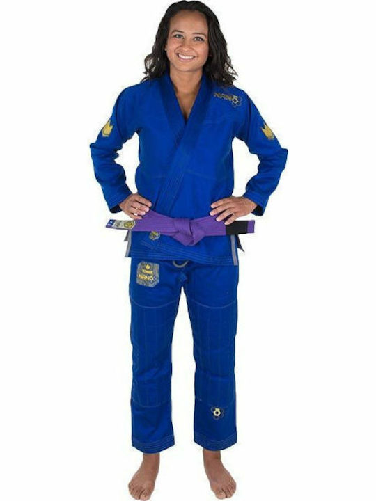 Kingz Nano Gi Γυναικεία Στολή Brazilian Jiu Jitsu Μαύρη