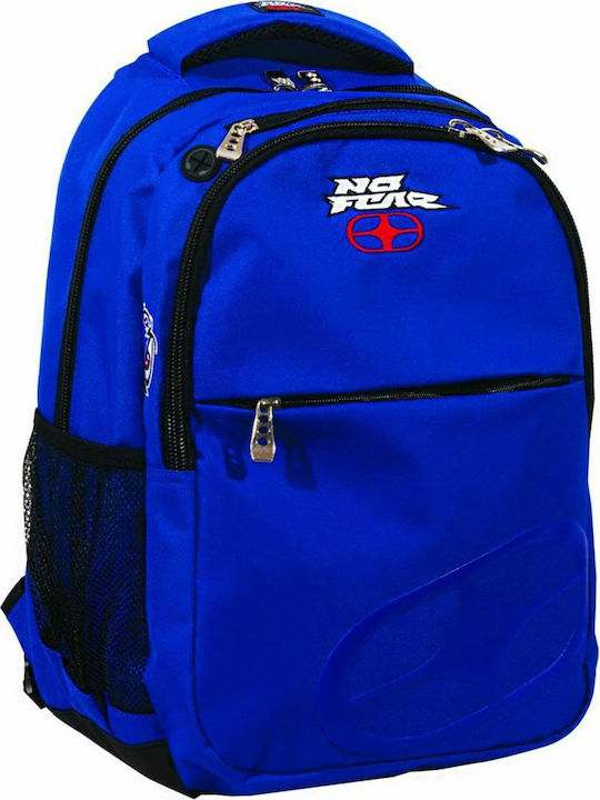 Back Me Up No Fear School Bag Backpack Elementary, Elementary in Blue color