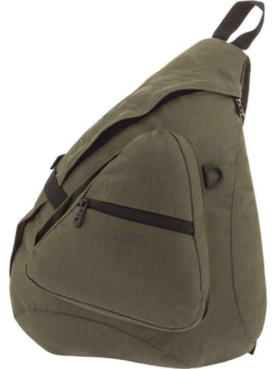 Polo Body Bag Schulranzen Schulter Junior High-High School in Khaki Farbe 18Es