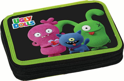 Gim Ugly Dolls Federmäppchen Voll mit 2 Fächern Schwarz