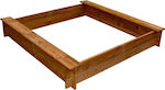 vidaXL Sandbox for Professional Use made of Wood 120x120x20cm. for 3+ Years