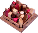 Wooden Construction Logic Puzzle City