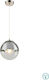 Globo Lighting Varus Pendant Light Silver with Socket E27 20x120cm