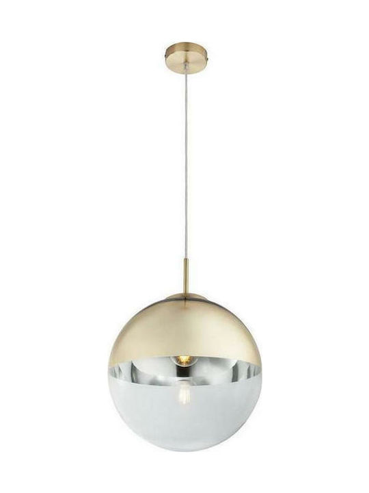 Globo Lighting Varus Pendant Light Single-Light for Socket E27 Gold