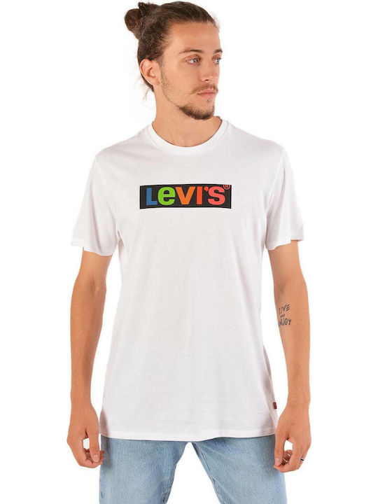 Levi's Classic Graphic Herren T-Shirt Kurzarm Weiß