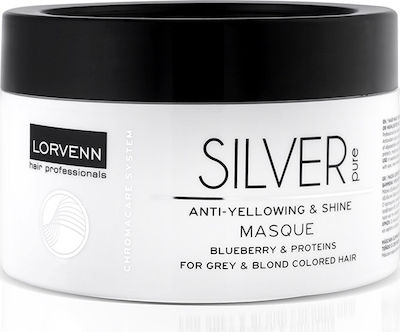 Lorvenn Silver Anti-Yellowing & Shine Hair Mask Color Protection 500ml