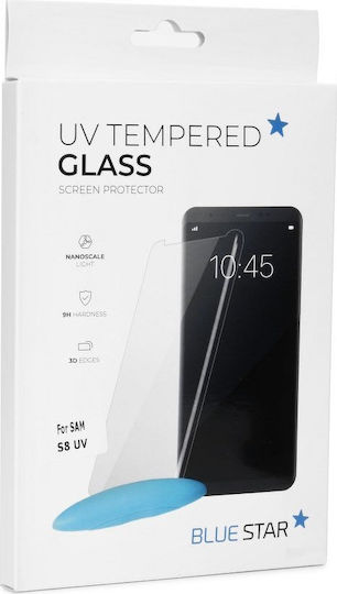 Blue Star Tempered Glass (Galaxy S9+)