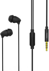 Remax RM-588 In-ear Handsfree with 3.5mm Connector Black