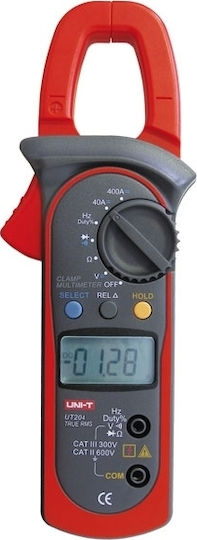 Uni-T Αμπεροτσιμπίδα Digital 600A AC UT204 Wahre Effektivwert
