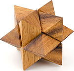 Holzkonstruktion Logikpuzzle Sternpuzzle