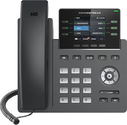Grandstream GRP2613 Verkabelt IP-Telefon mit 3 Linien in Schwarz