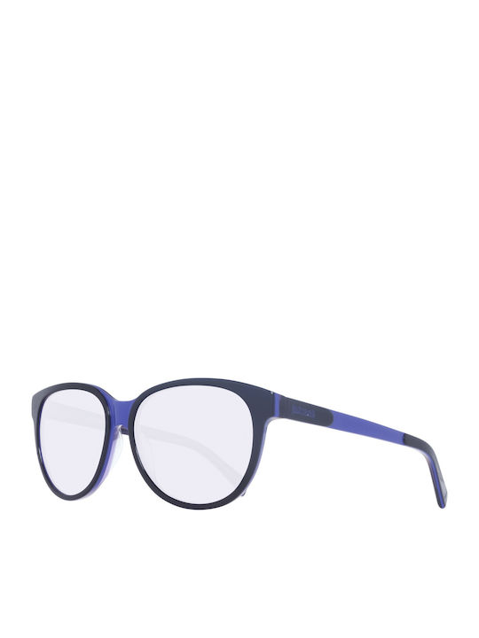Just Cavalli Women's Sunglasses with Blue Plastic Frame and Gray Lens JC673S 83C