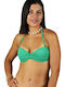 Rock Club BP-1180 Strapless Bikini Top with Padding Emerald