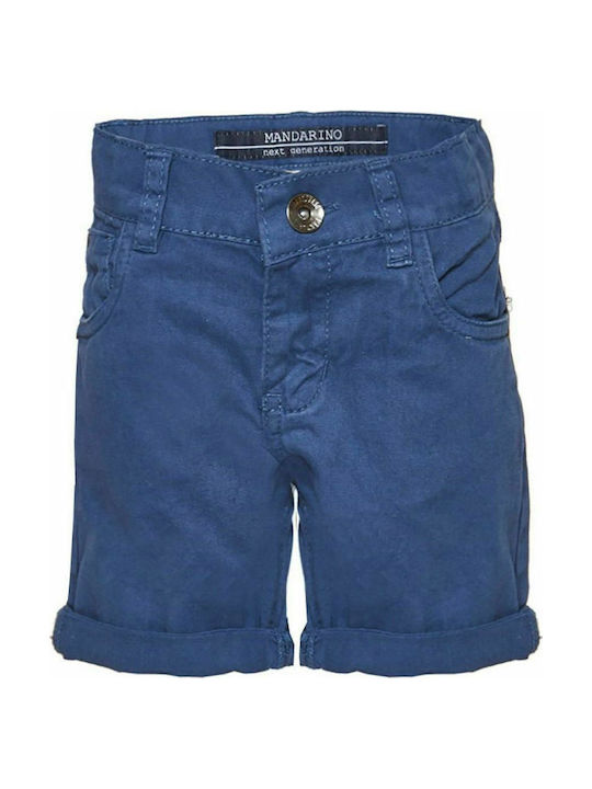 Mandarino Kids Shorts/Bermuda Fabric Navy Blue