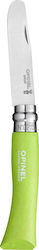 Opinel No.07 Beech Pocket Knife Green