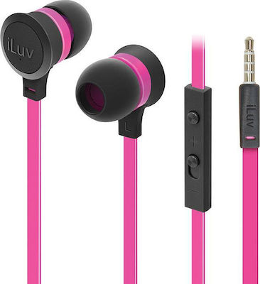 iLuv iEP336 In-ear Handsfree με Βύσμα 3.5mm Ροζ