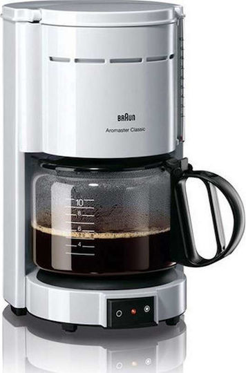 Braun KF 47/1 0X13211004 Mașină de cafea cu filtru 1000W Alb