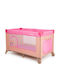 Beboulino Buddy 1 Playpen with Mattress Pink 125x65cm