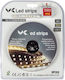 VK Lighting Ταινία LED 12V Ψυχρό Λευκό Φως 5m Τύπου SMD3528