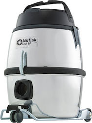 Nilfisk GM 80C Wet-Dry Vacuum for Dry Dust & Debris 900W with Waste Container 6.25lt