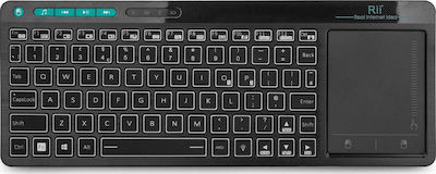 Riitek Mini k18+ Fără fir Tastatură cu touchpad Engleză US