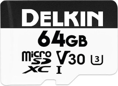 Delkin Advantage microSDXC 64GB Class 10 U3 V30 UHS-I