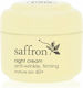 Ziaja Saffron Κρέμα Προσώπου Νυκτός για Αντιγήρανση & Ανάπλαση με Υαλουρονικό Οξύ & Κολλαγόνο 50ml